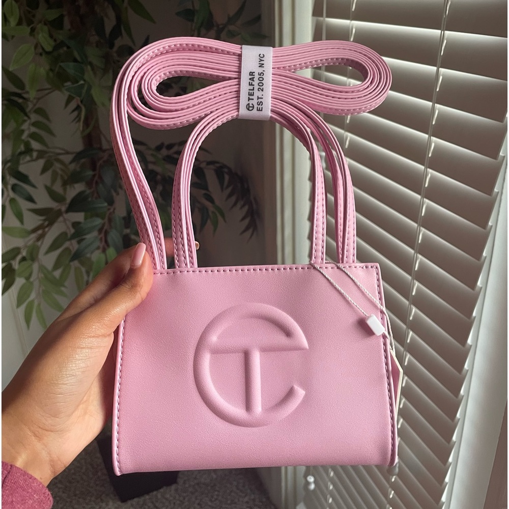 NEW  - small bubblegum pink telfar